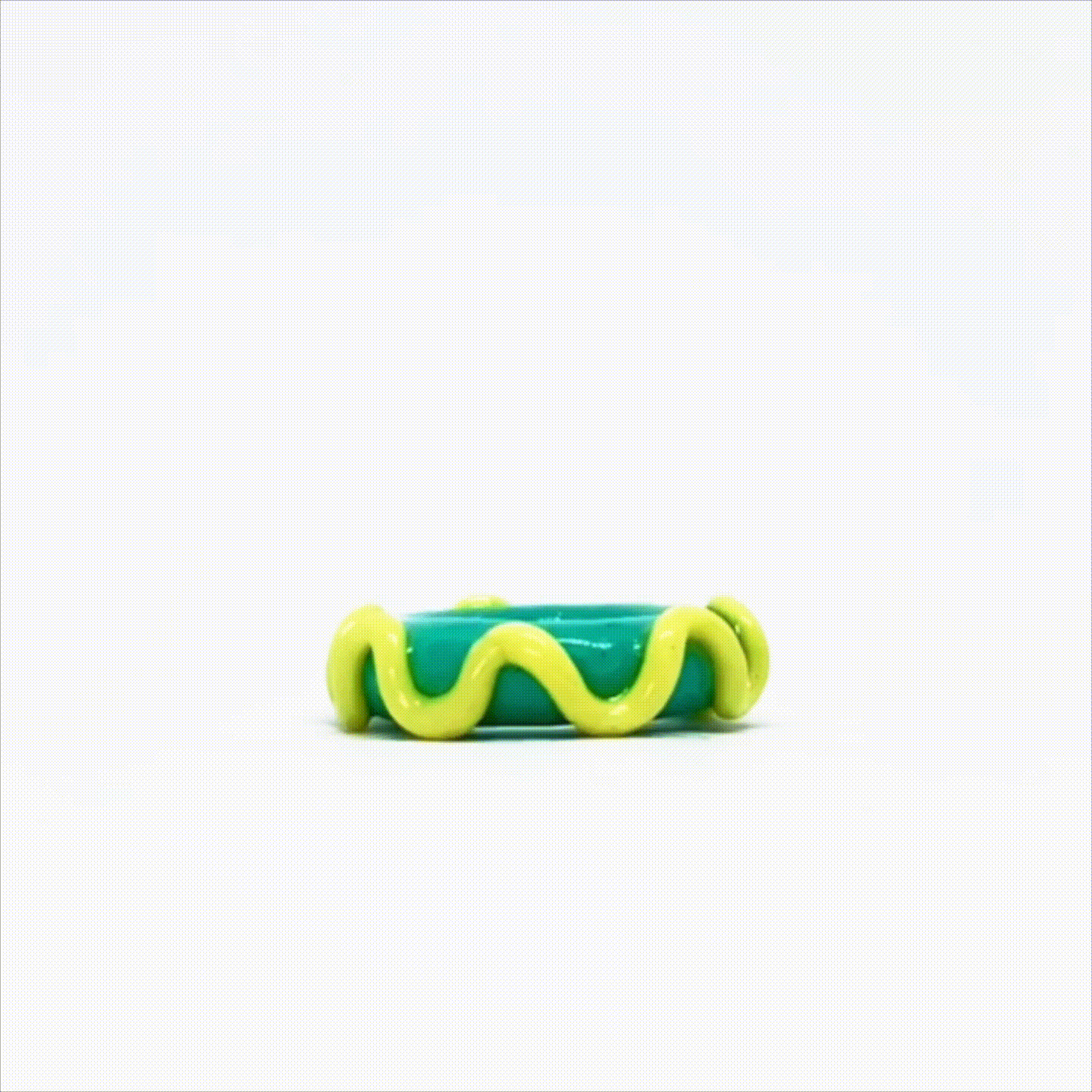 Blue Swingy Ring