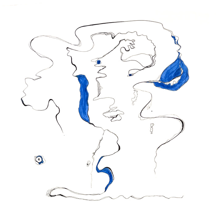 Monachopsis - Acrylique sur toile par Valeria Moguel Rovelo