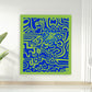 Monachopsis - Acrylic on Canvas by Valeria Moguel Rovelo