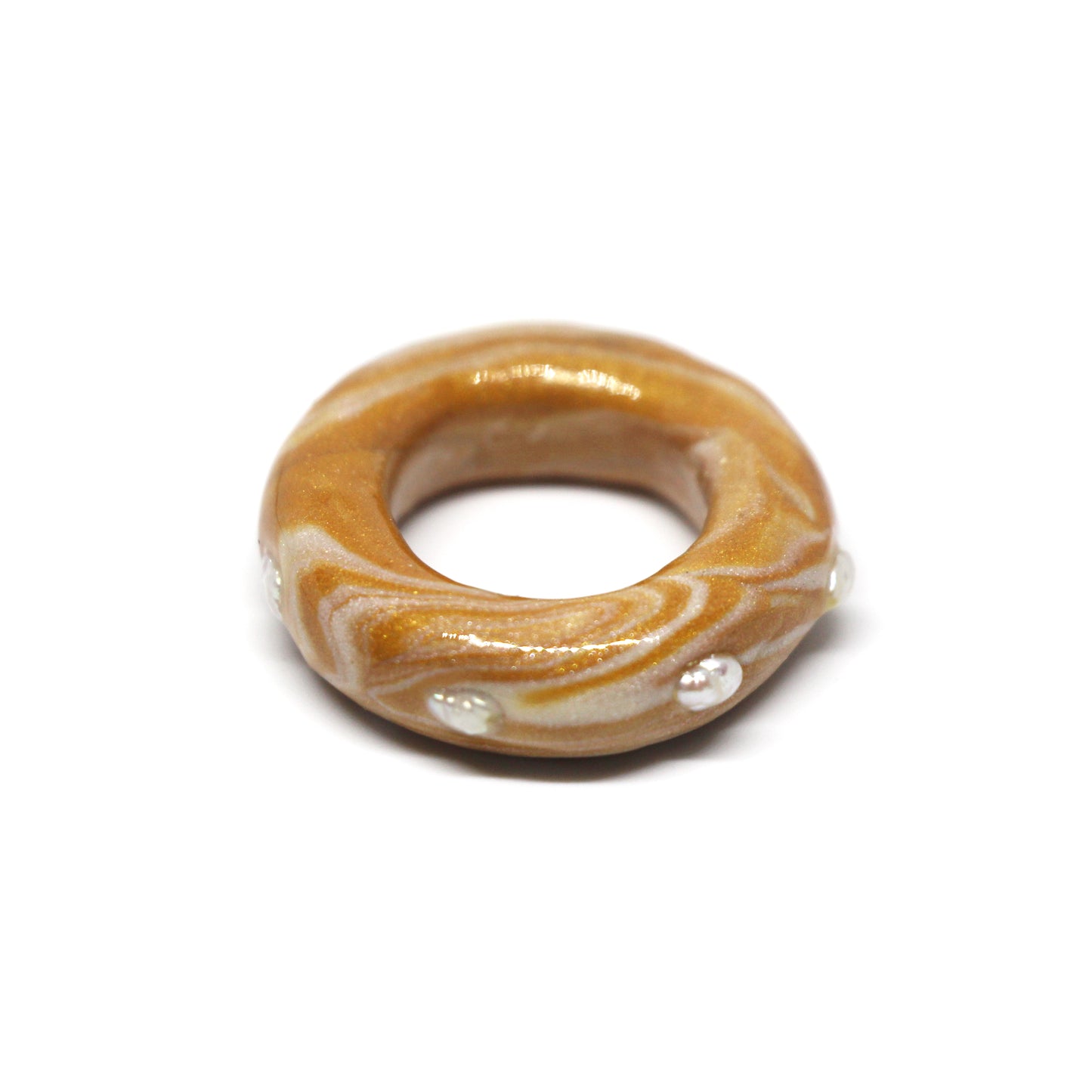 Space cream Ring - New