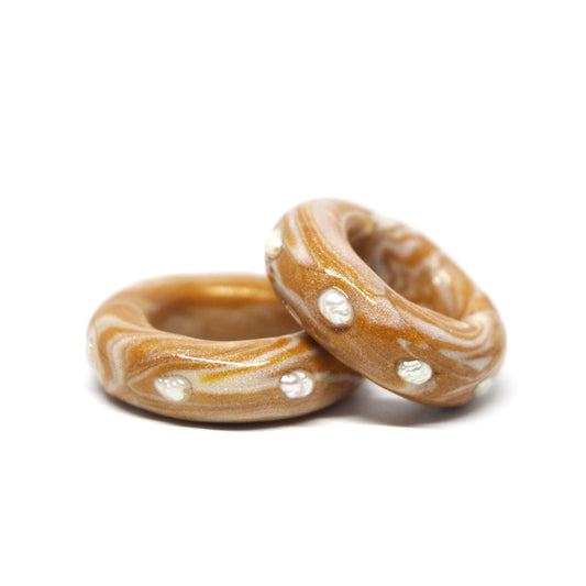 Space cream Ring - New