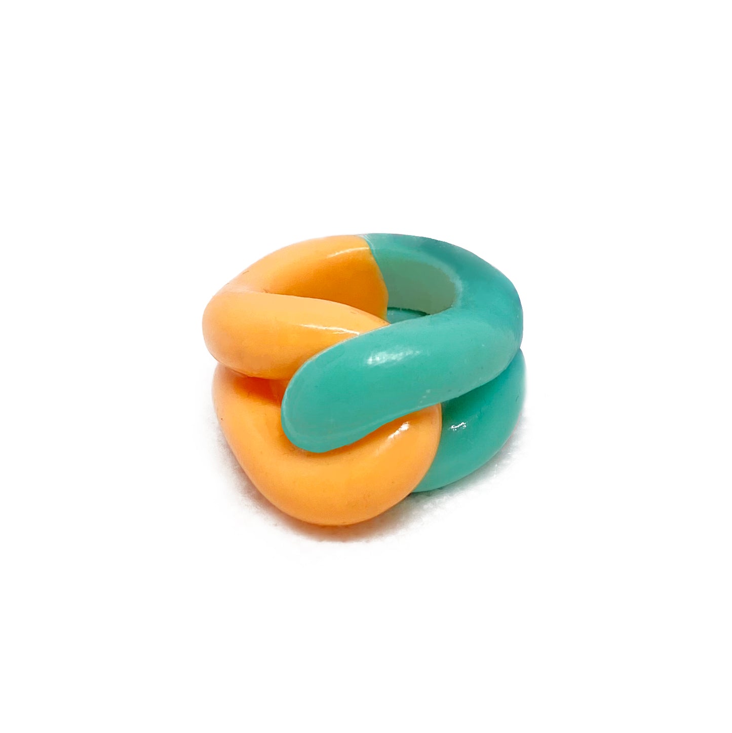 Bicolor Funny Pettee Ring